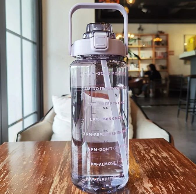 MOON | MOTIVATIONAL WATER BOTTLE WITH TIME MARKER