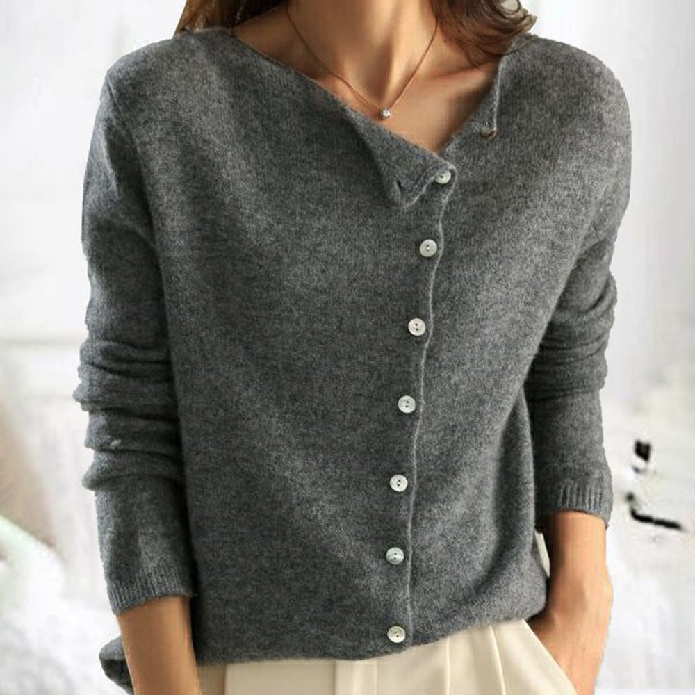 Buttoned sweater