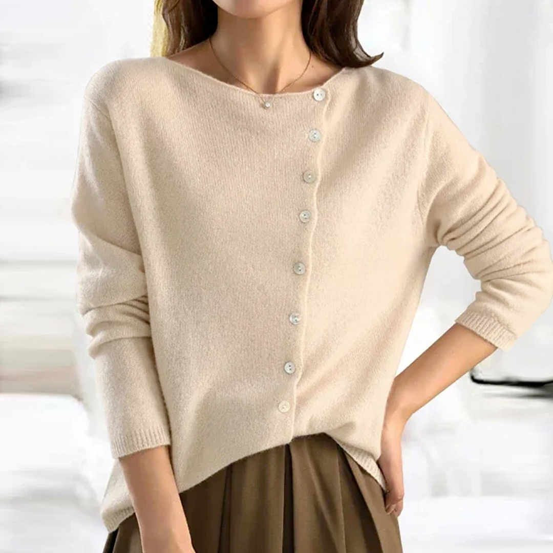 Moon® - Buttoned sweater