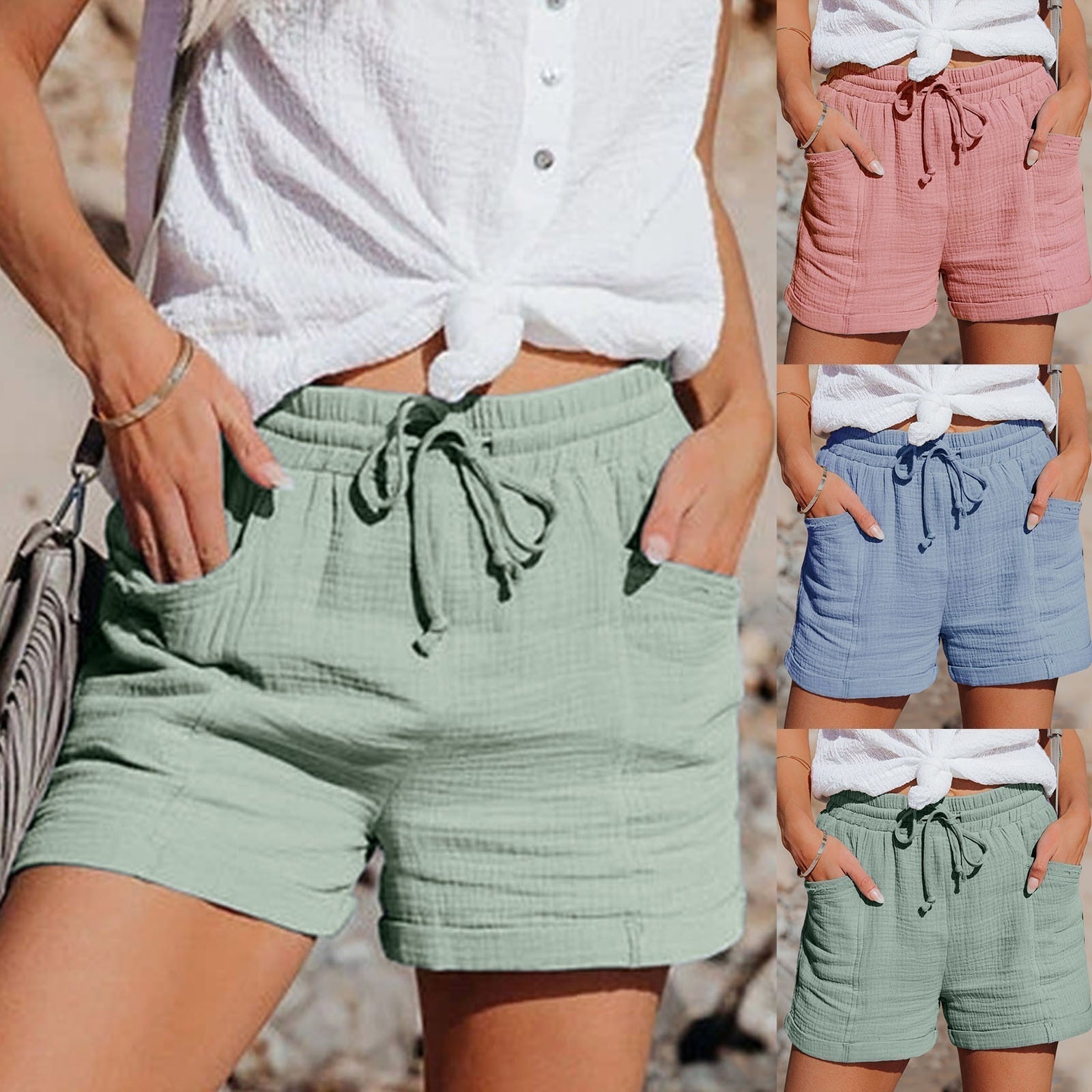 Summer Breeze Cotton Shorts