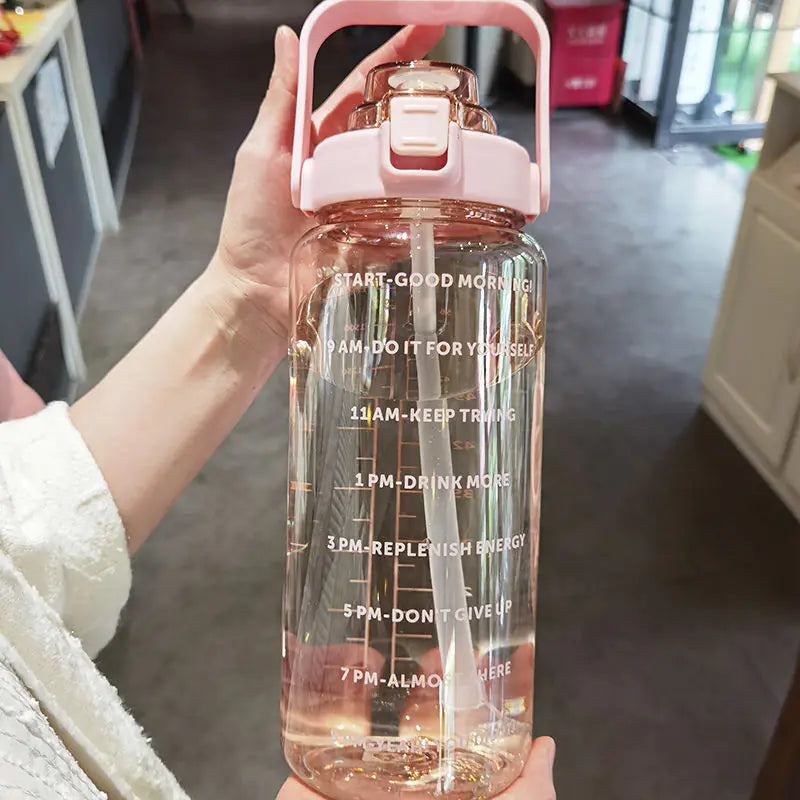 MOON | MOTIVATIONAL WATER BOTTLE WITH TIME MARKER